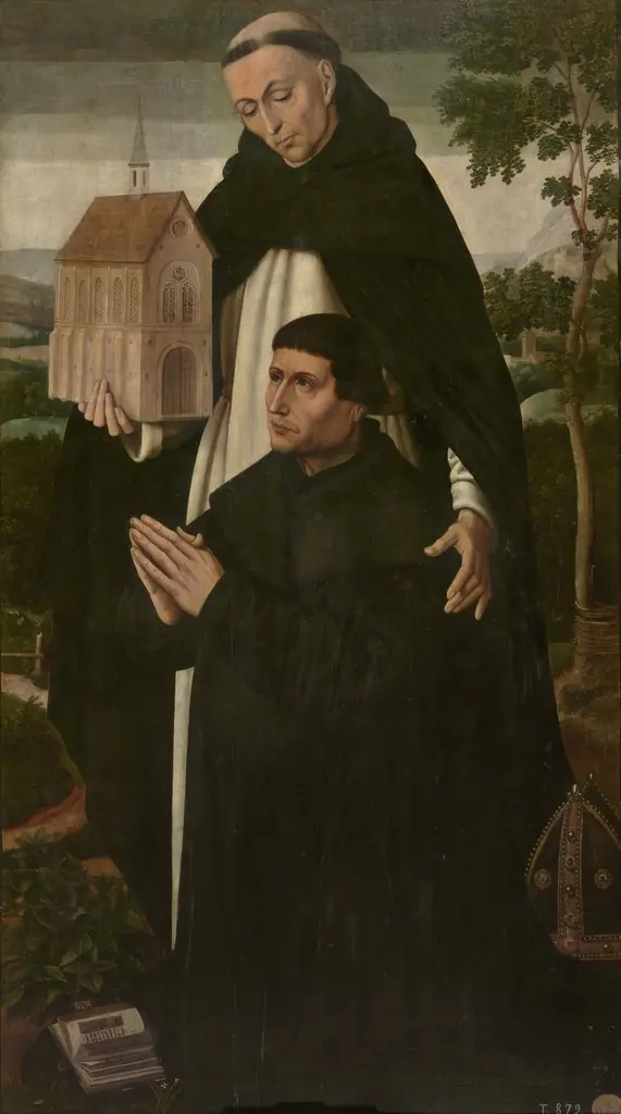 Santo Tomás y un donante