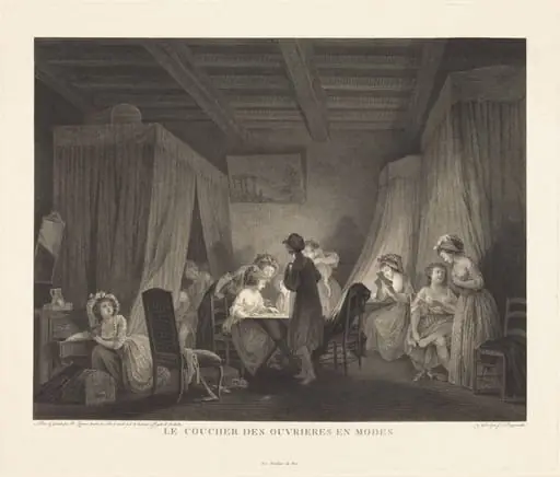 Le coucher des ouvrieres en modes
