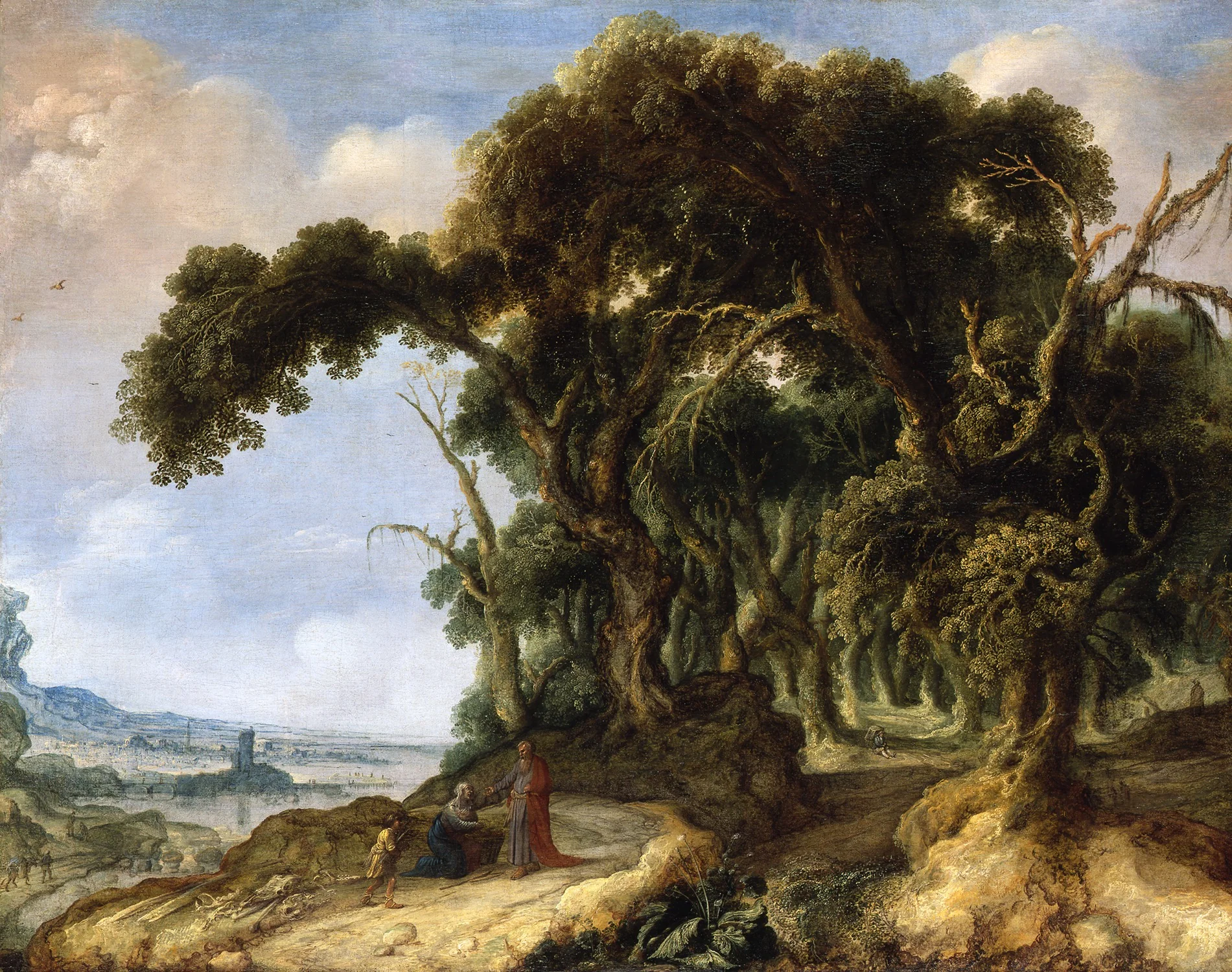 Forest Landscape with Elias and Zapath's Widow