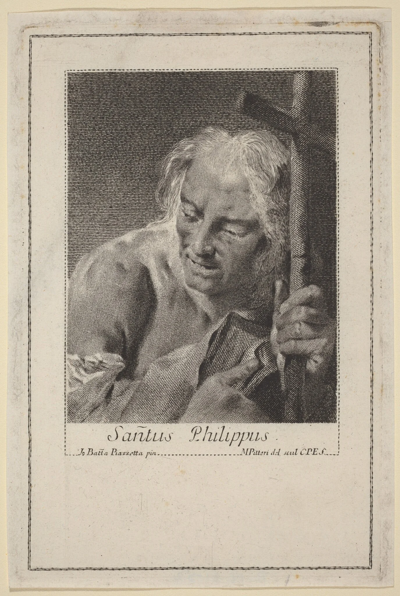 Sanctus Phillipus, by Marco Alvise Pitteri, ink, 1744