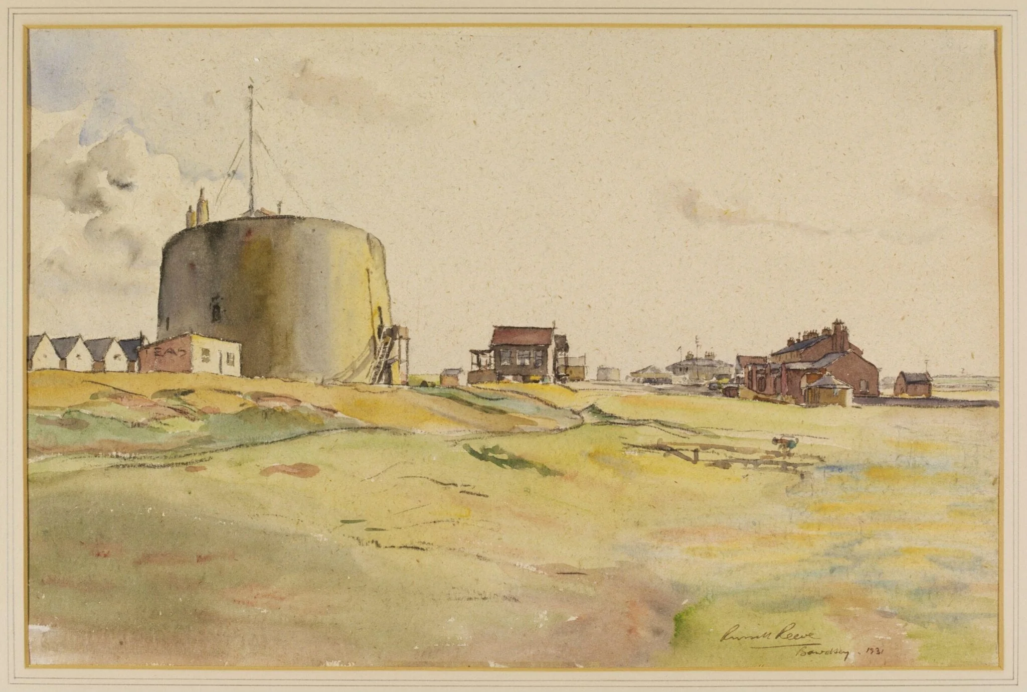 Bawdsey, by Reeve, watercolor, 1931