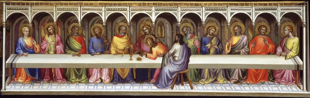 The Last Supper (Lorenzo Monaco, 1389 - 1390)