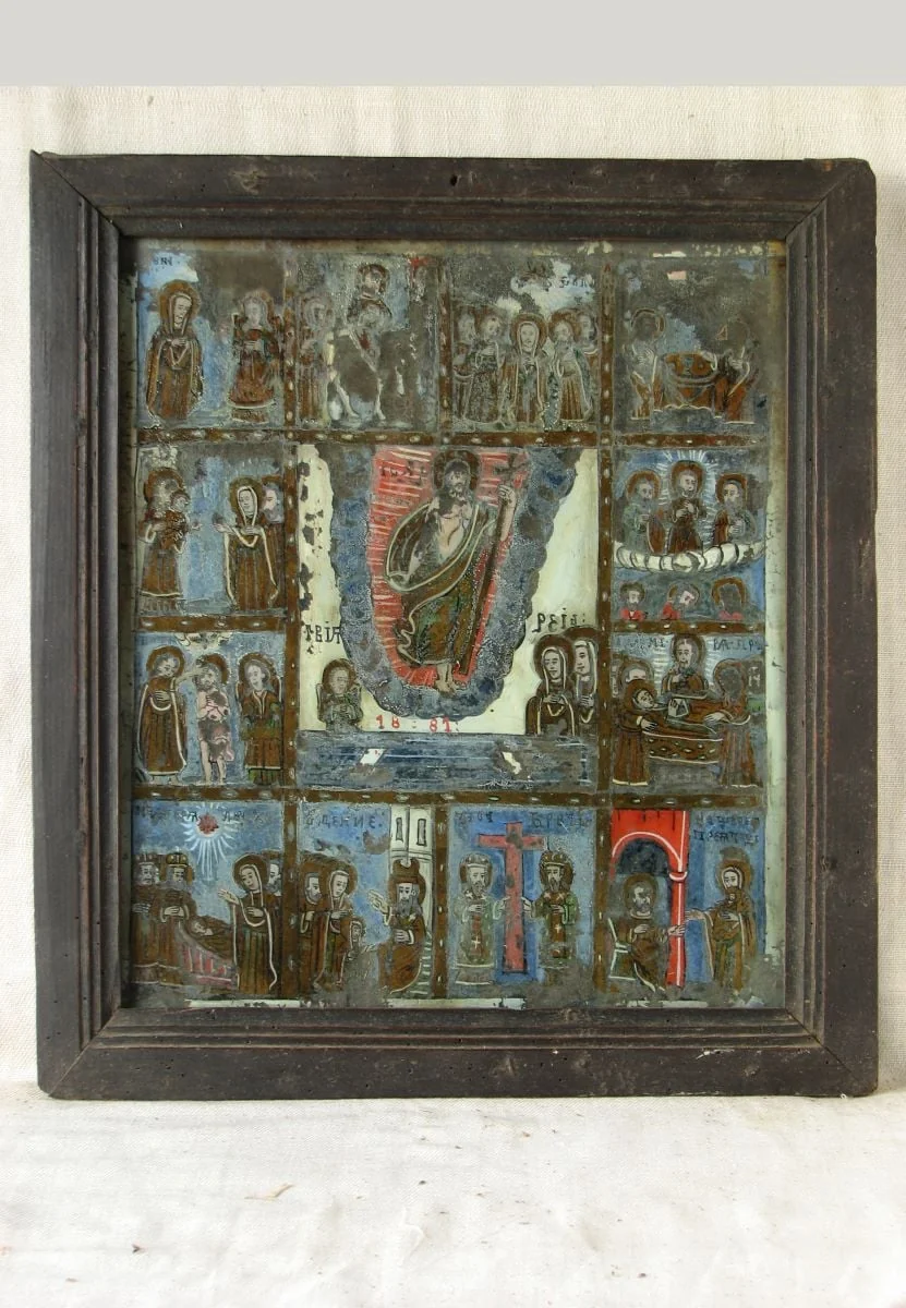 Prăznicar cu Învierea Mântuitorului Iisus Hristos, by Unknown, 1850