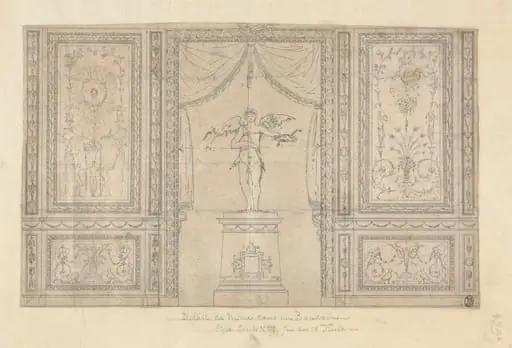 Statue of Cupid in a Wall Niche