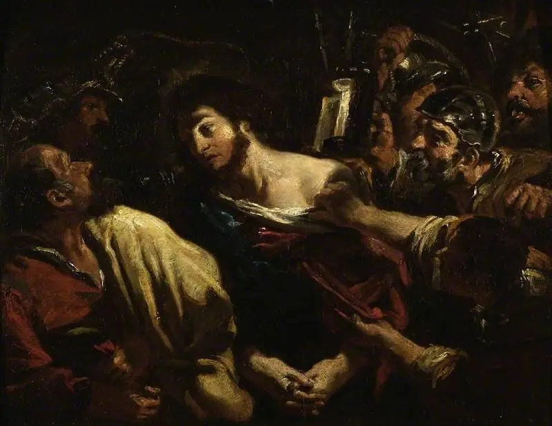 Copy of Guercino's 'Taking of Christ'