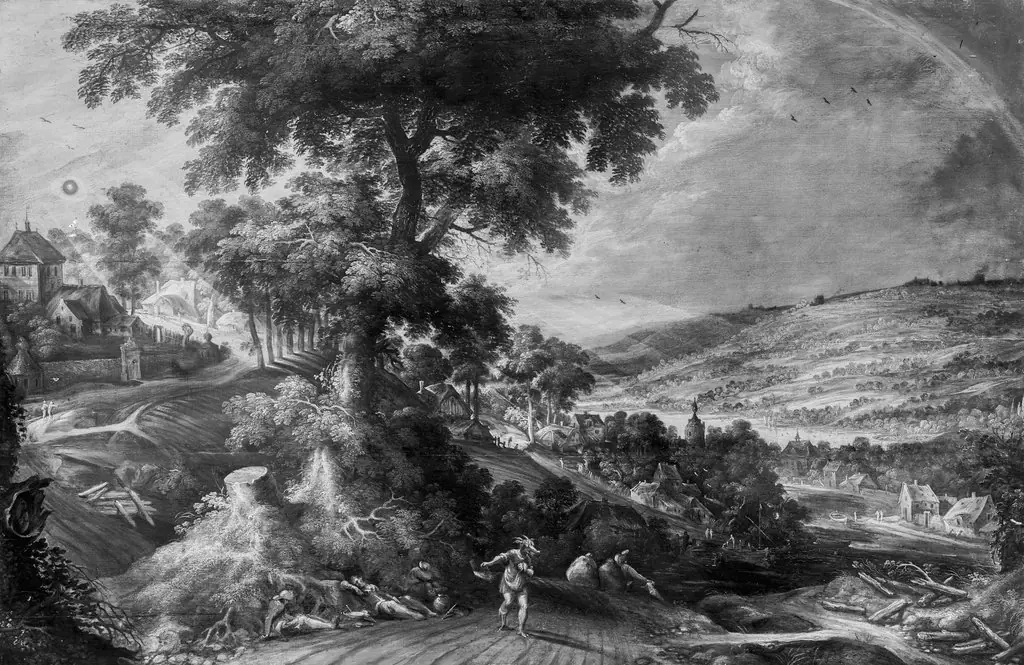 Landscape with the devil who sows weeds