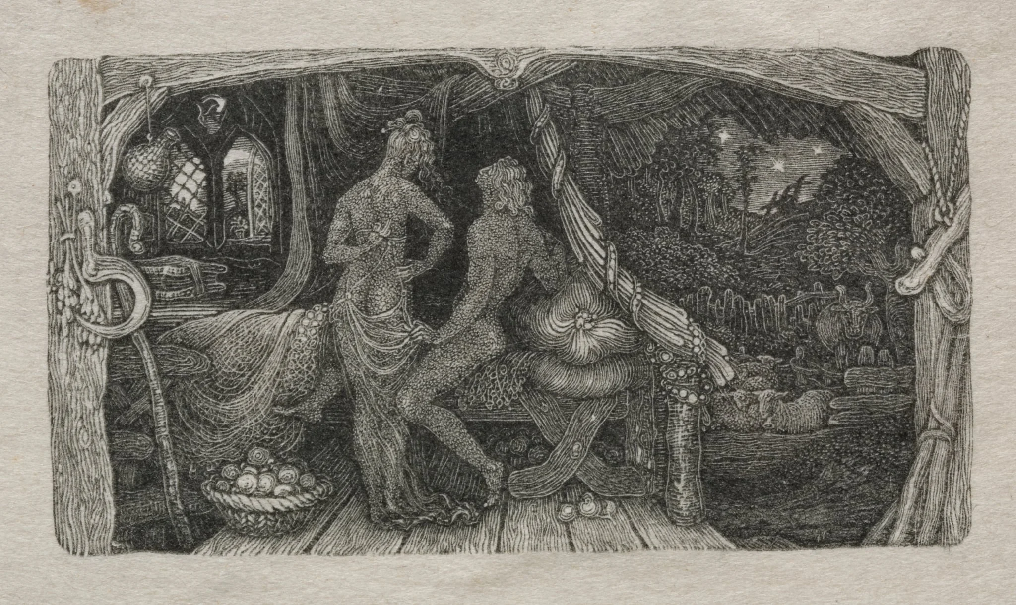 The Chamber-Idyll, by Edward Calvert, 1829