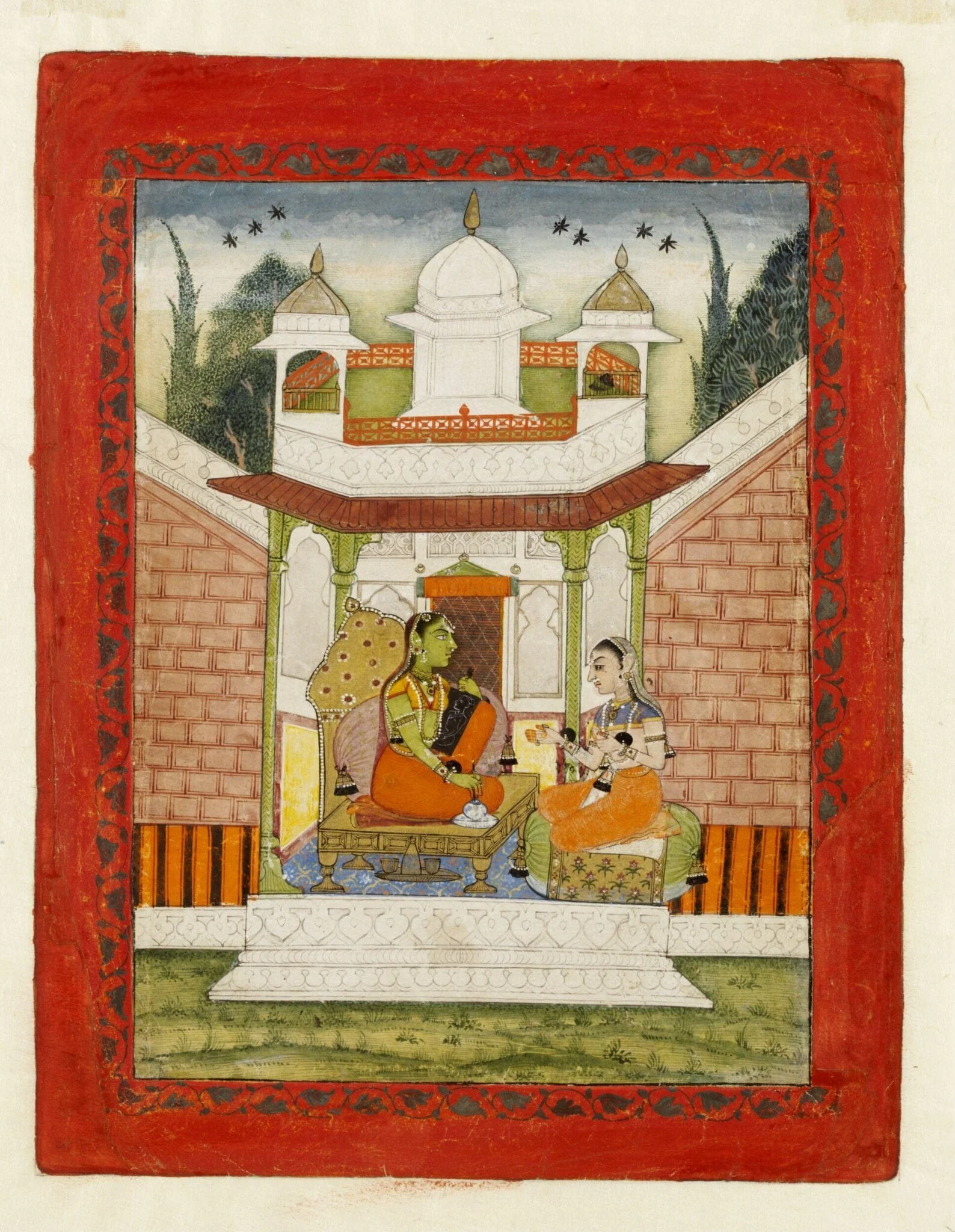Dhanasri Ragini, by Unknown, paint, 1700