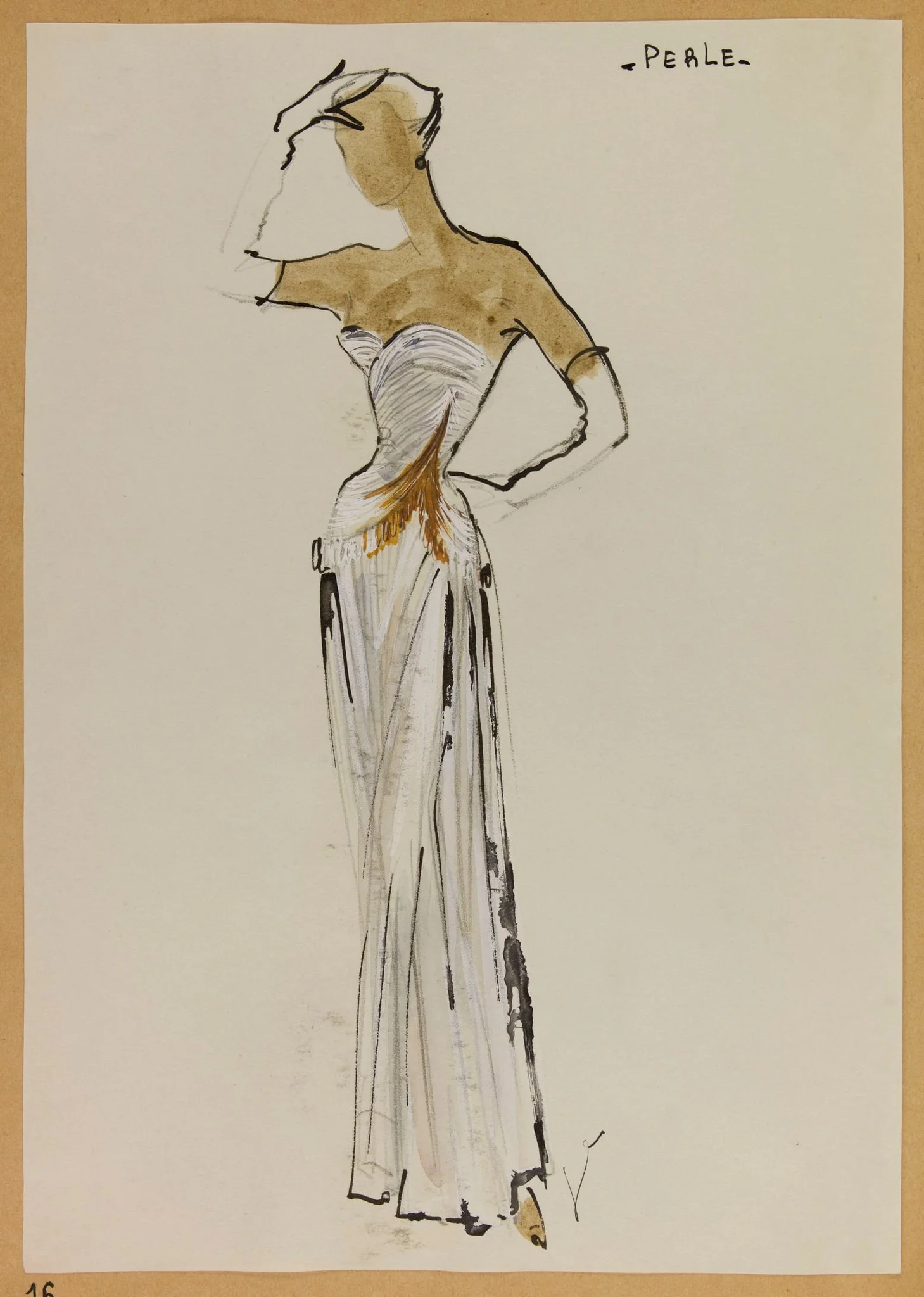 Perle, by Carven, 1952