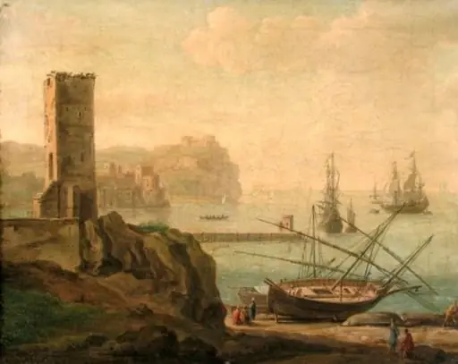 Port maritim cu turn pătrat
