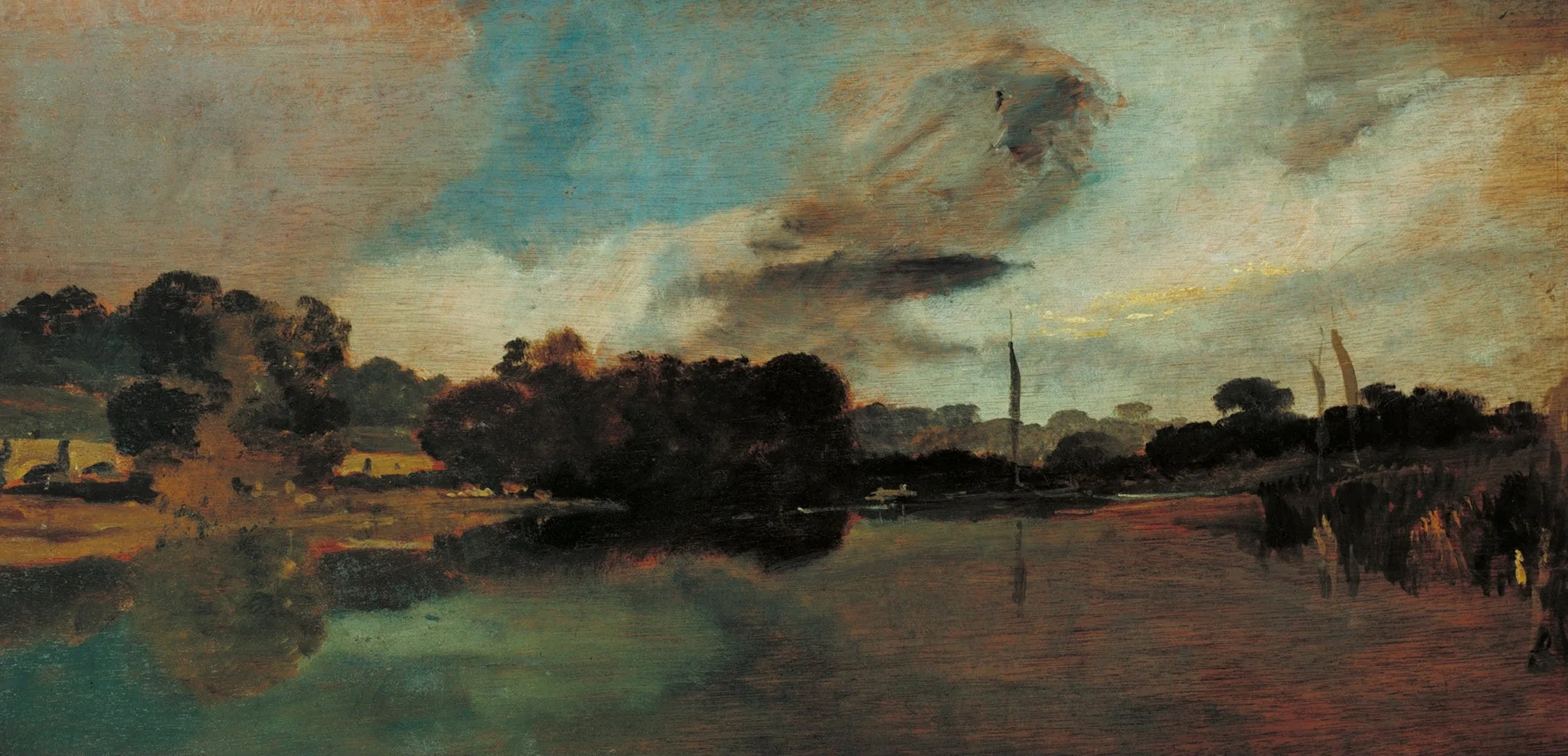 Walton Reach, by Joseph Mallord William Turner, oil, 1805