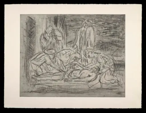 The Lamentation over the Dead Christ (after Poussin)