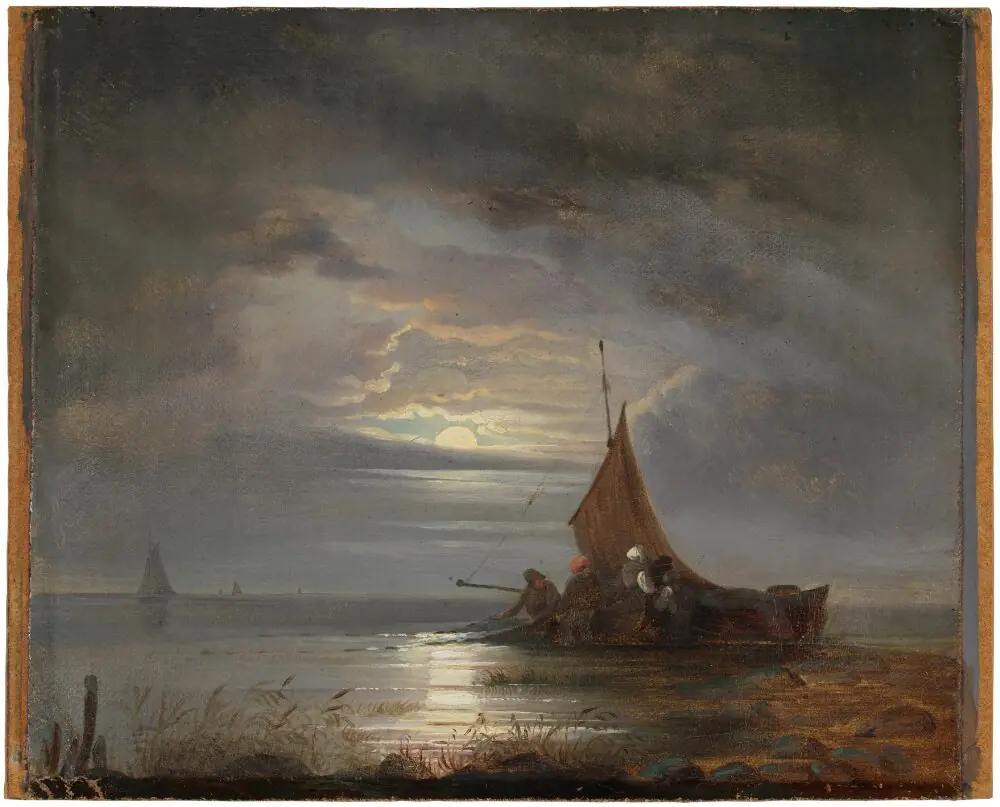 Coastal Landscape with Fishermen