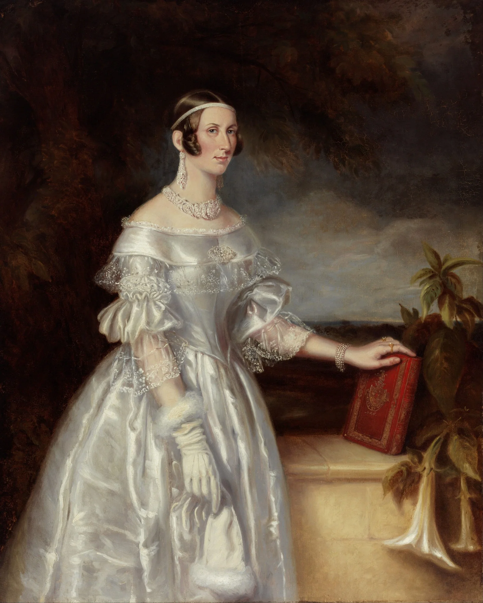 Portrait of Mrs Alexander Spark, by Maurice Felton, oil, 1840