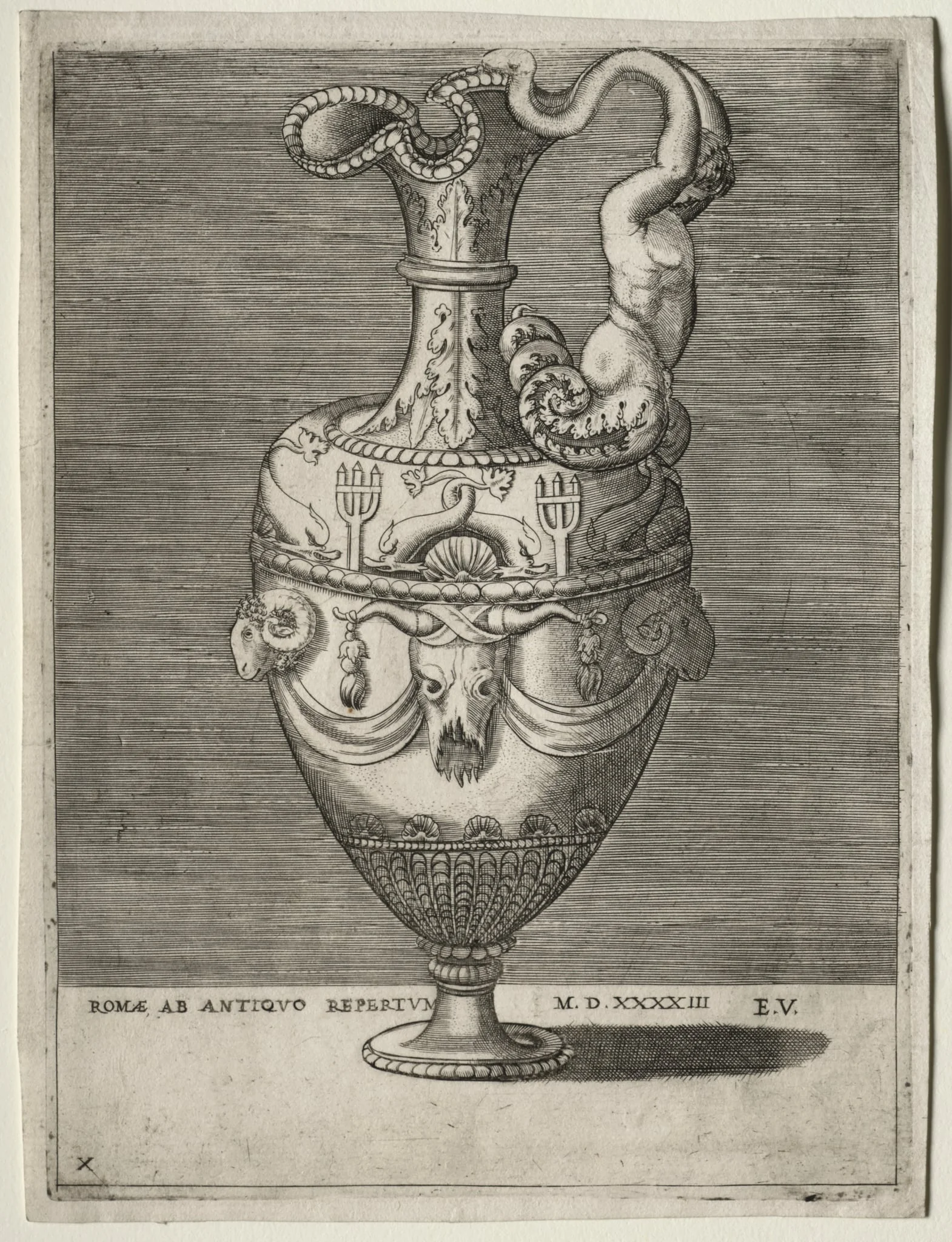 Ewer Ornamented with Dolphins