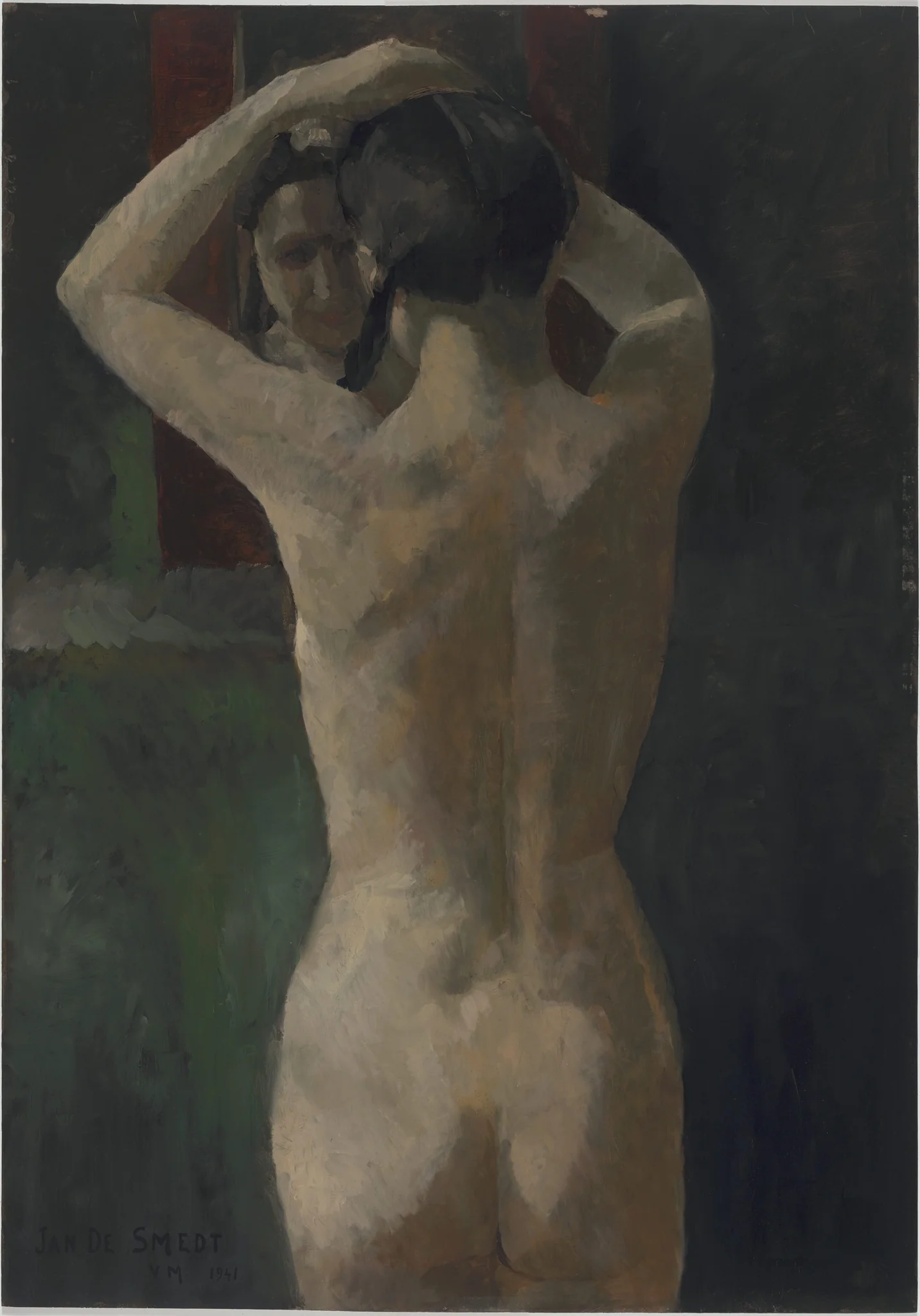 Voor de spiegel, by Jan de Smedt, unspecified, 1941