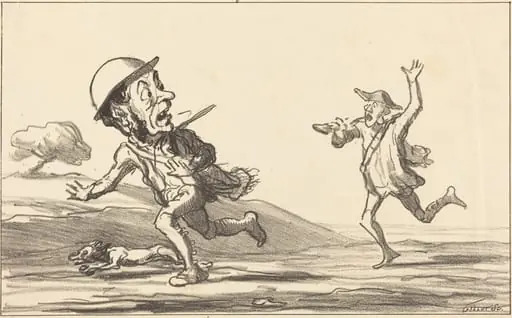 Allons bon!... il parait... chasse réservée
