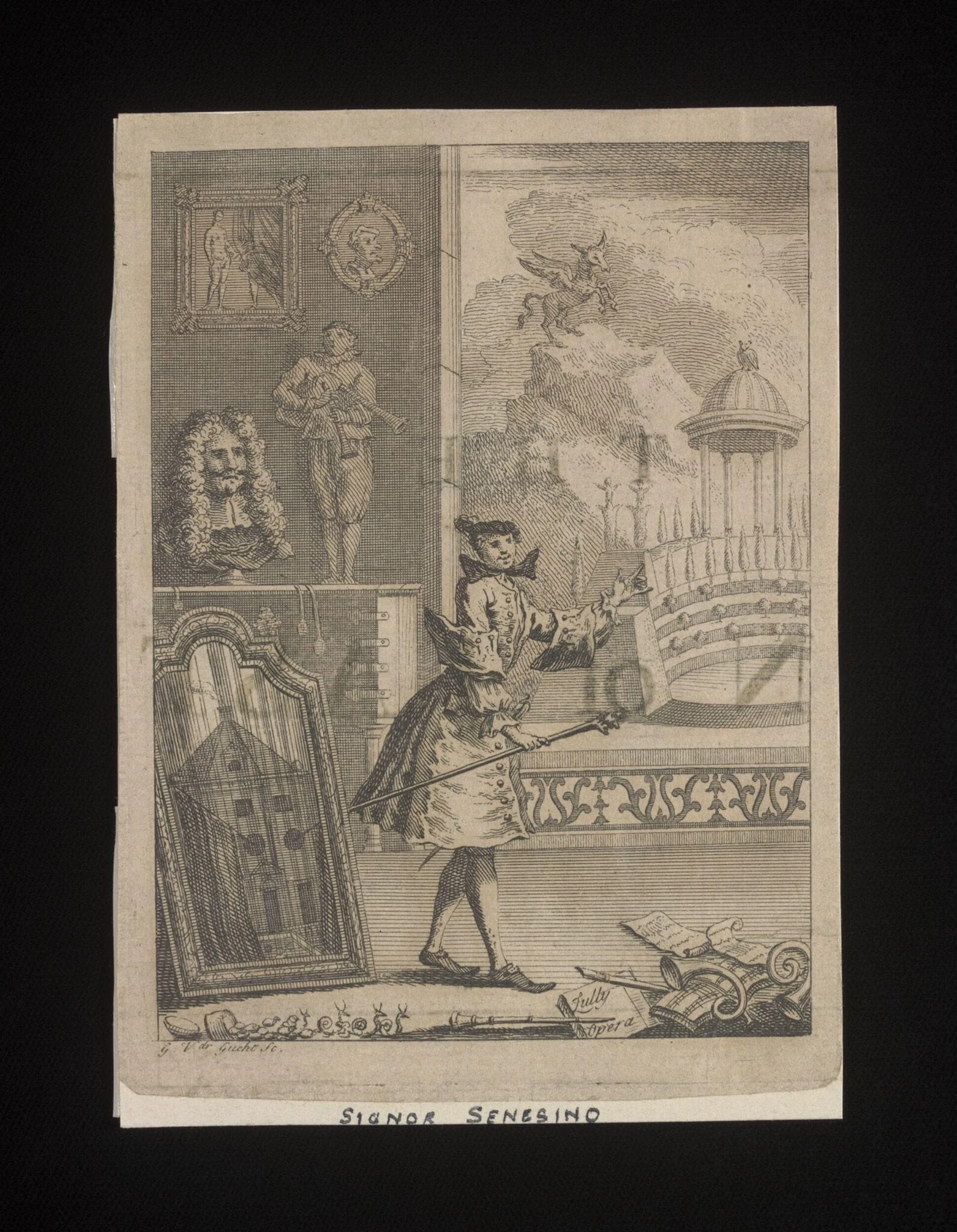 H Beard Print Collection, by Gerard Vander Gucht, 1750