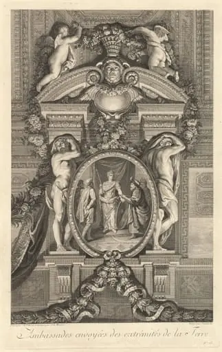 Ambassades envoyées des extrêmités de la Terre (Embassies Sent from the Extremities of the Globe) [pl. 15]