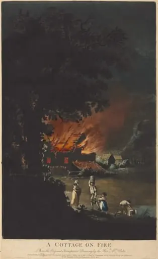 A Cottage on Fire