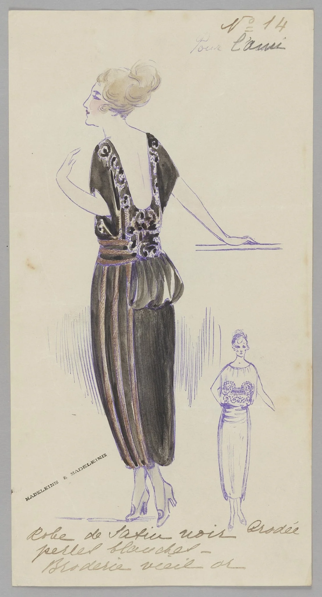 Pour l'ami, by Madeleine & Madeleine, 1924