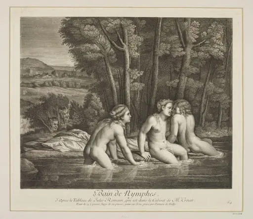 Nymphs Bathing