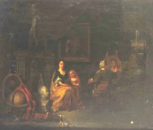 În atelierul de pictură