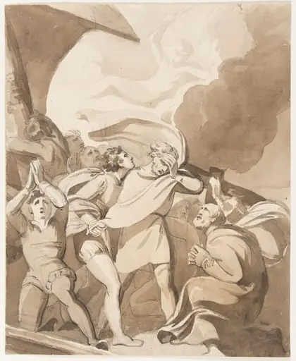 Drawing by a member of the Sketching Society