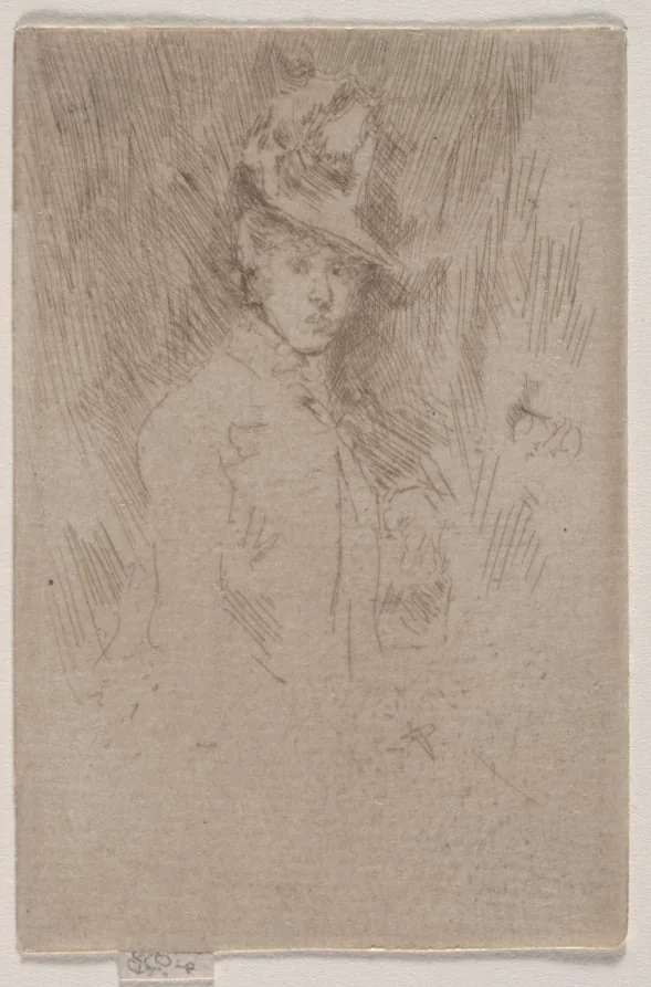 The Little Hat, by James McNeill Whistler, 1887