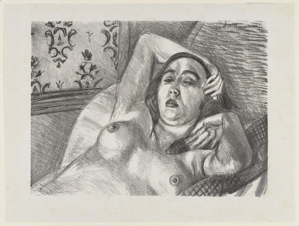 Untitled, by Henri Matisse, ink, 1922