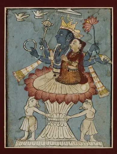 Vishnu and Lakshmi
