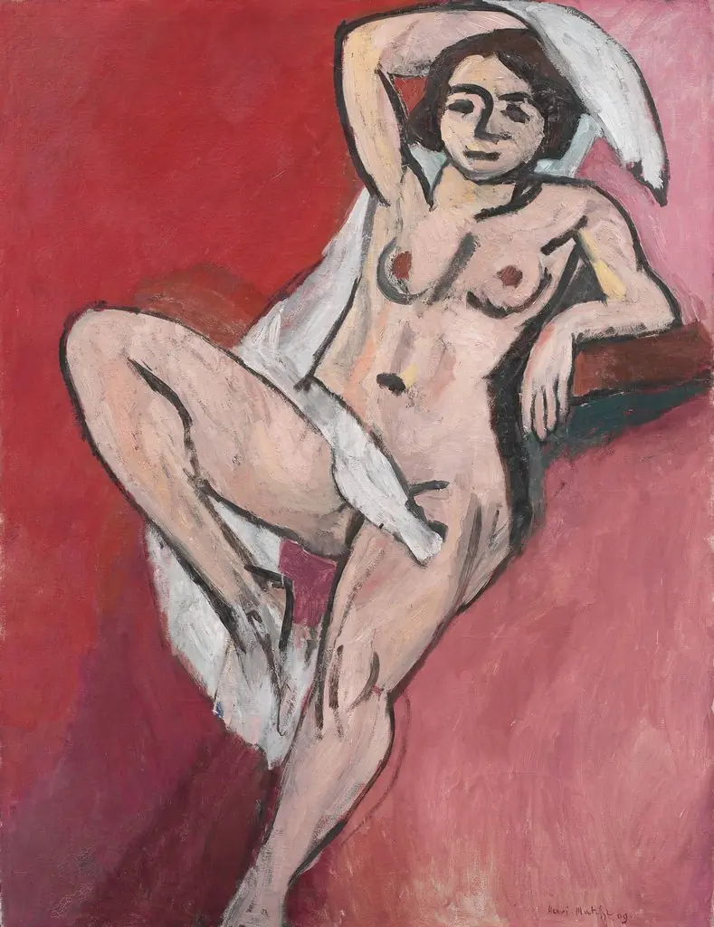 Nude with a White Scarf