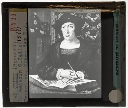 Bernard van Orley. Portrait of doctor Joris Van Zelle