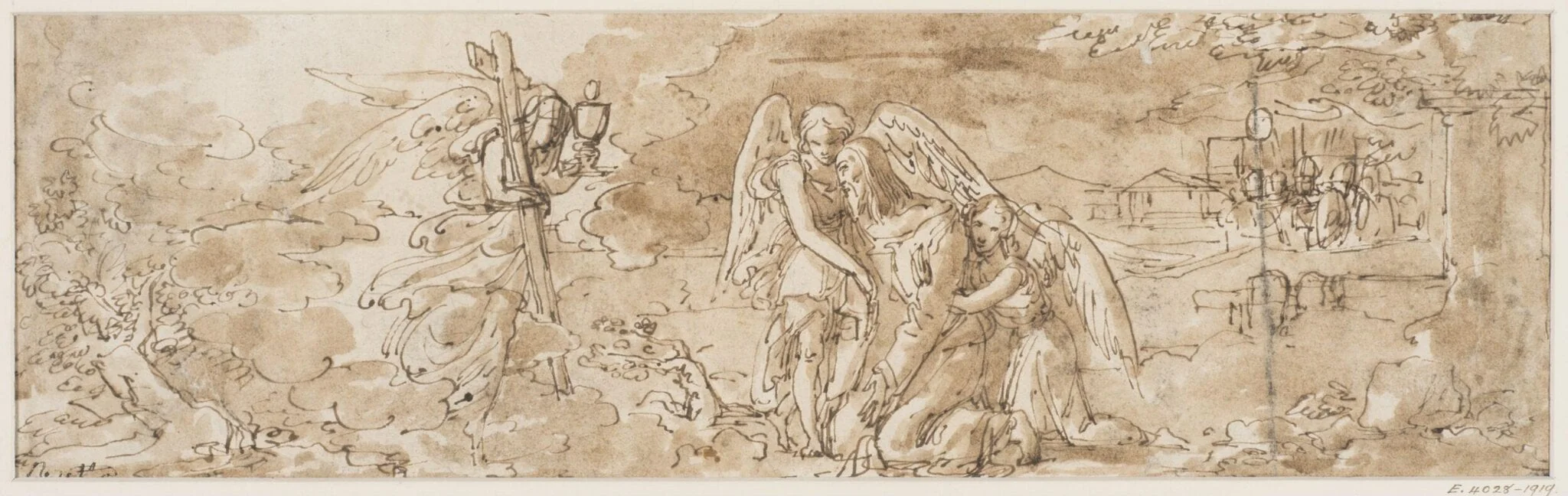 Christ in the Garden, by Carlo Alberto Baratta, 1794