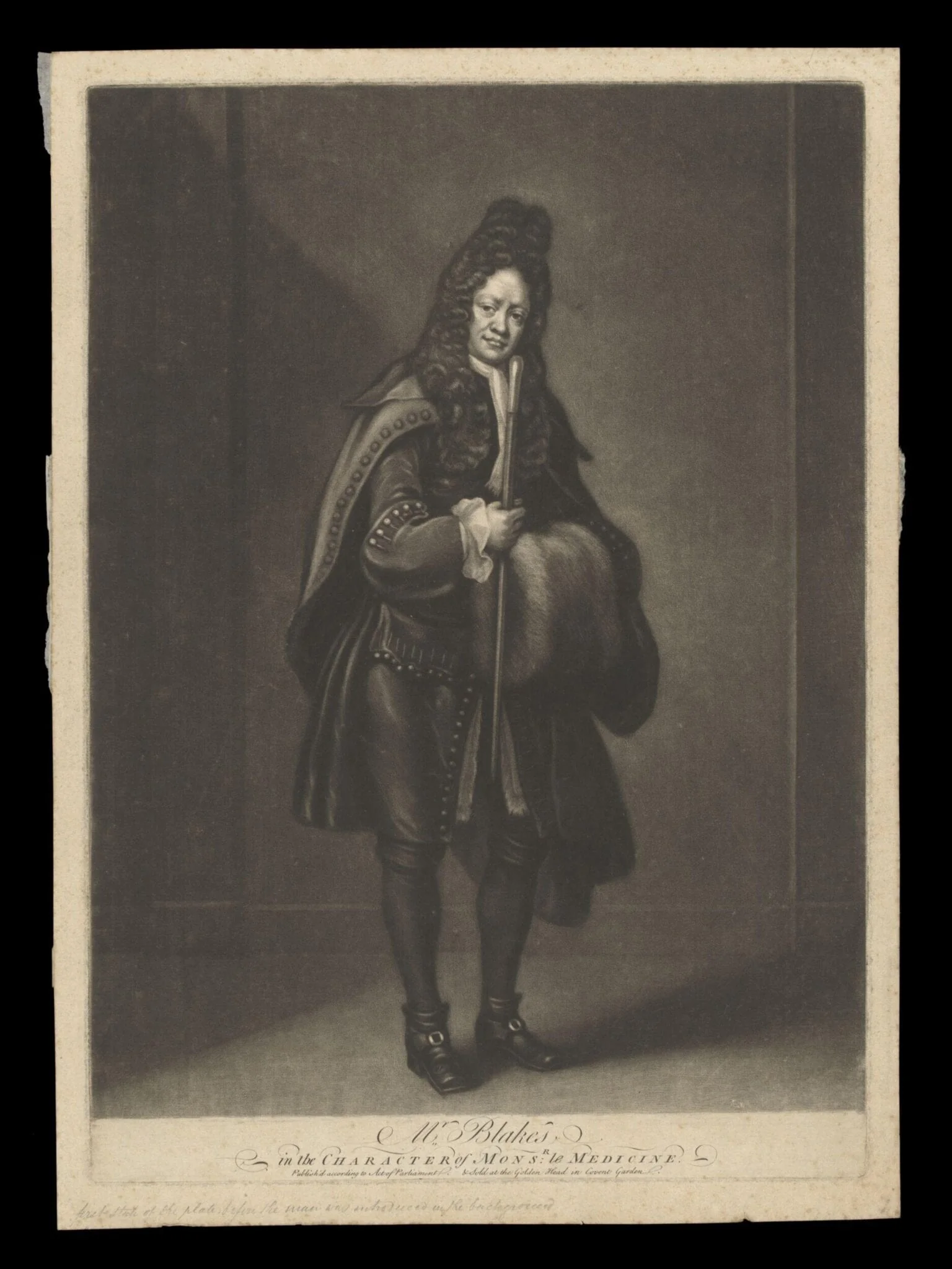 H Beard Print Collection, by J. McArdell, 1750