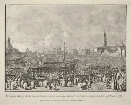 The Doge in the Bucintoro Departing for the Porto di Lido on Ascension Day
