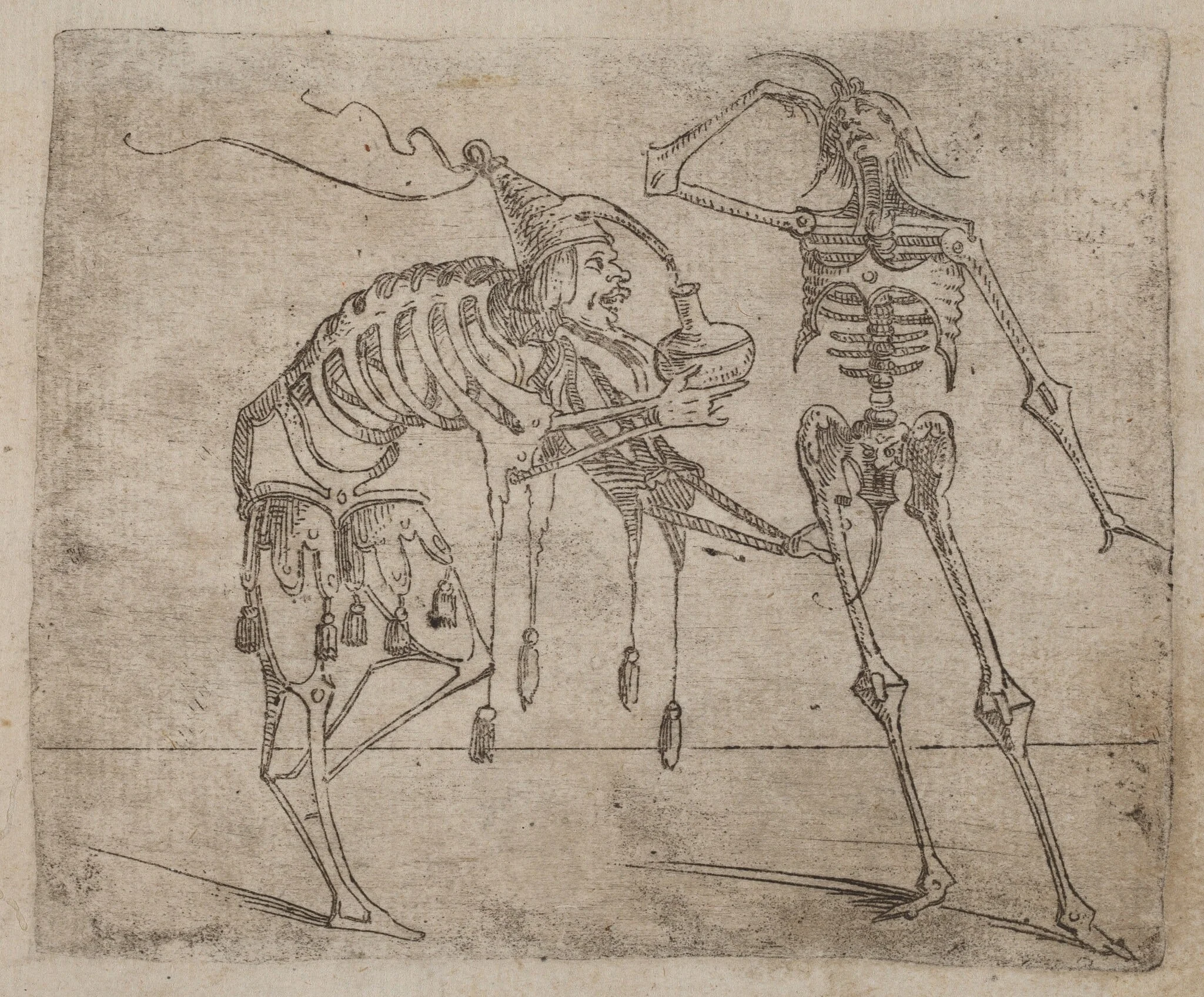 From "Bizzarie di varie Figure", by Giovanni Battista Bracelli, ink, 1624