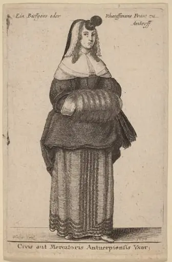 Ciuis aut Mercatoris Antuerpiensis Vxor