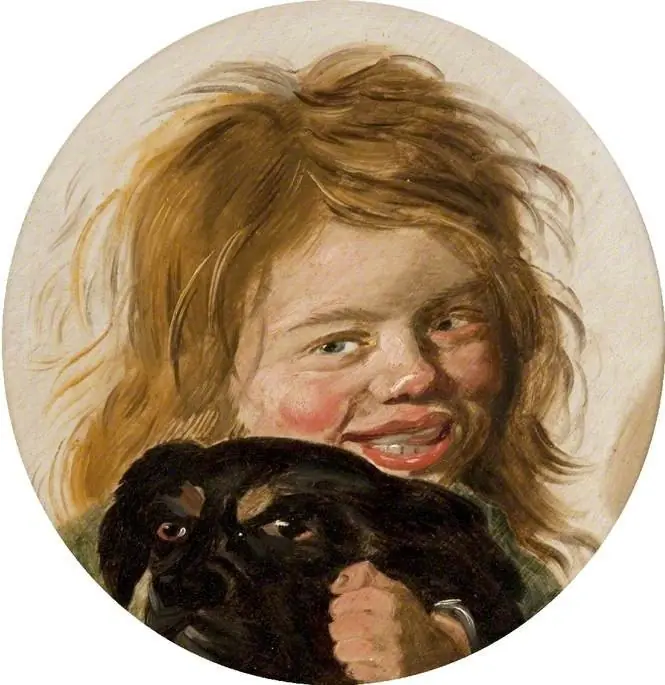 Head of a Boy with a Dog