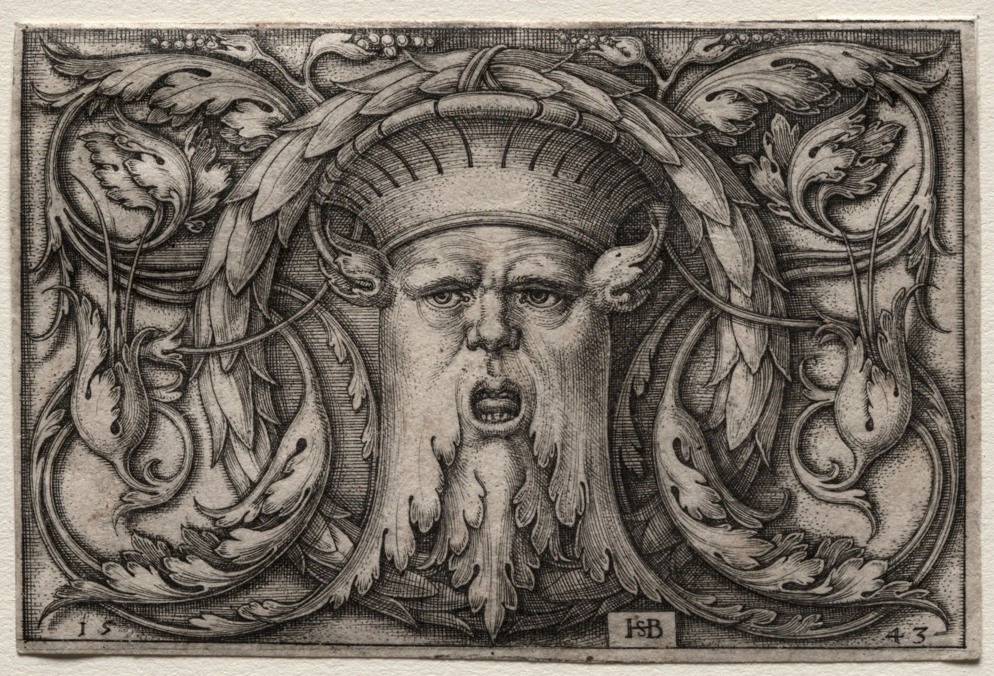 The Mask, by Sebald Beham, 1543
