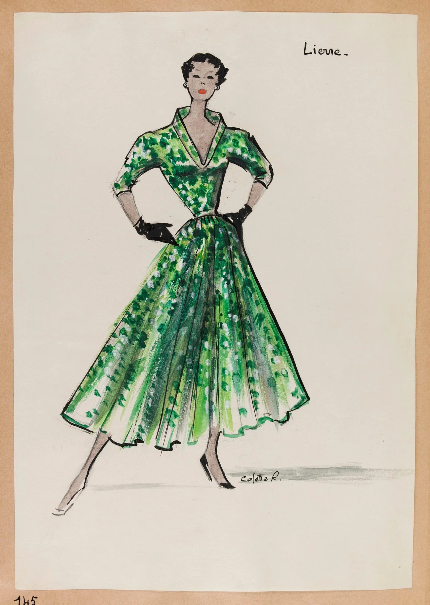 Lierre, by Marie-Louise Carven, 1951