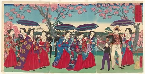 三代歌川広重画　『東京名所　従上野公園　不忍池中嶋弁天之景』|View of Benten Shrine on Nakanoshima Island in Shinobazu Pond, Ueno Park, from the series Famous Views of Tokyo (Tōkyō Tokyo meisho yori Ueno kōen Shinobazu no ike Nakanoshima Benten no kei)