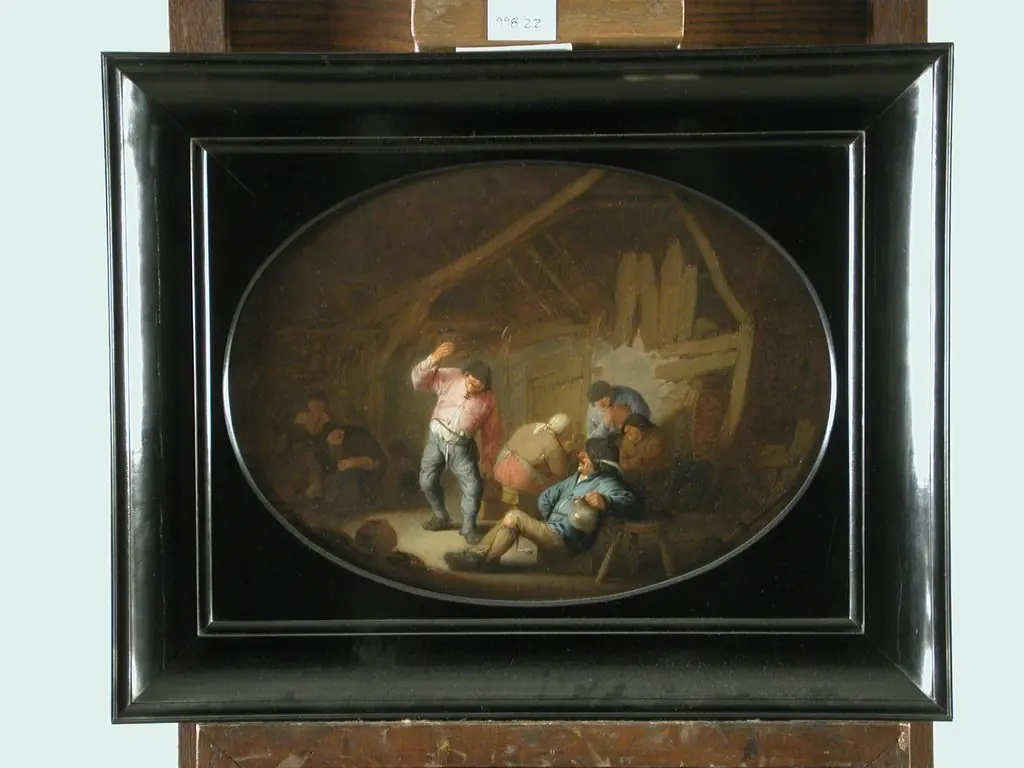 Peasants in a Rustic Interior