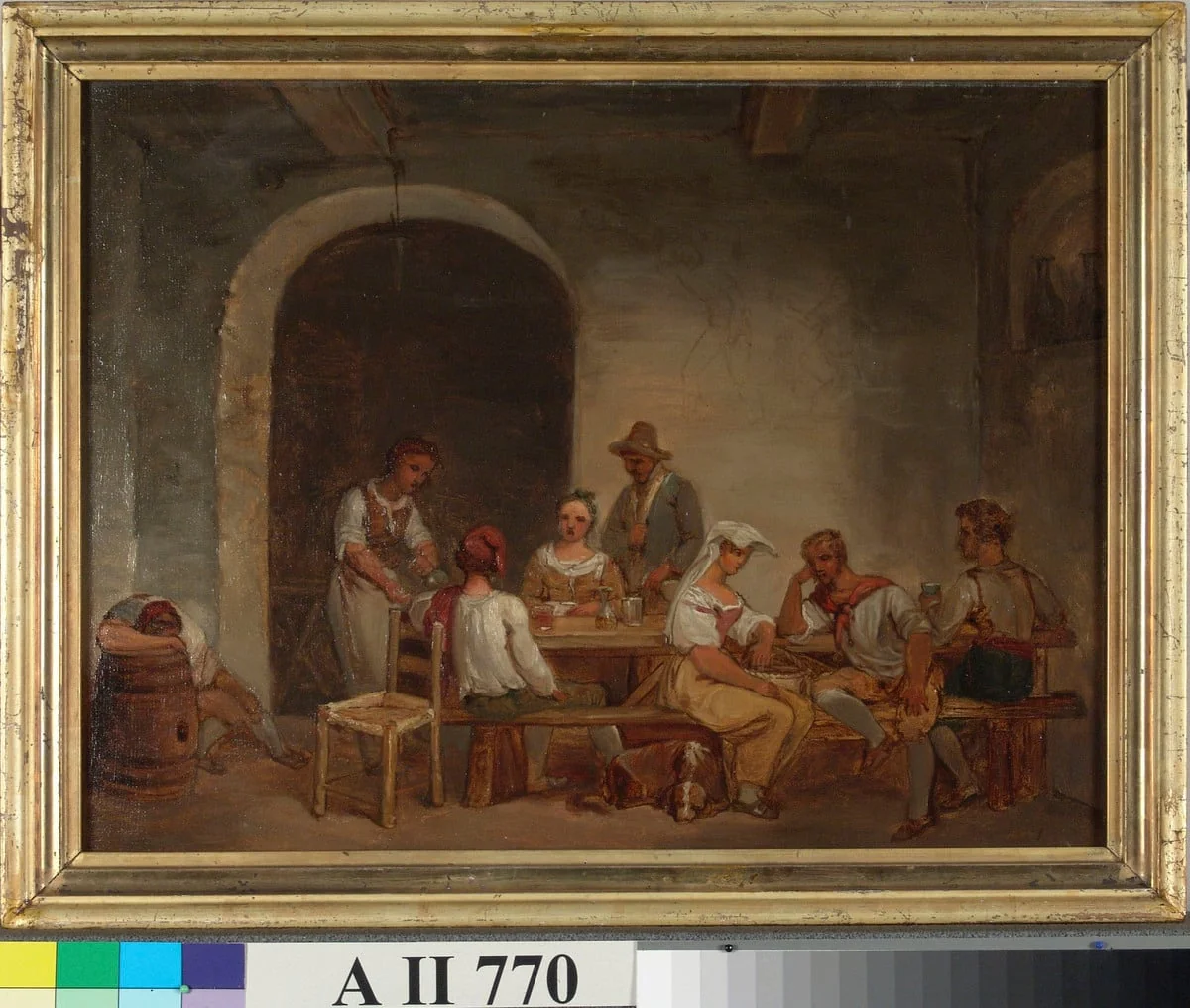 Roomalainen osteria, kopio Alexander Lauréuksen mukaan, by Aleksander Lauréus, unspecified
