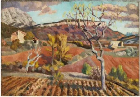 Red Earth, by Roger Fry, oil, 1919