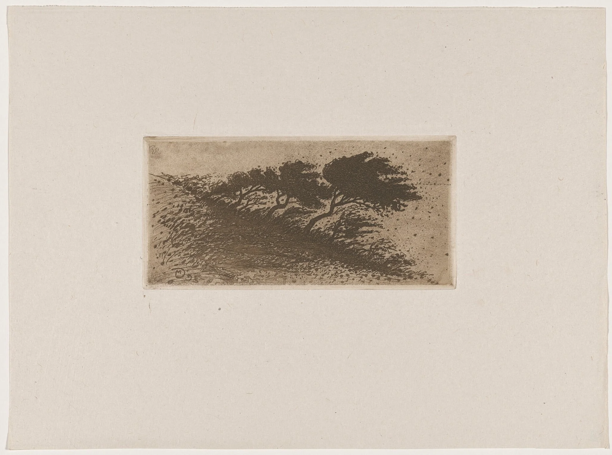 Coup de vent, by Maurice Dumont, 1895