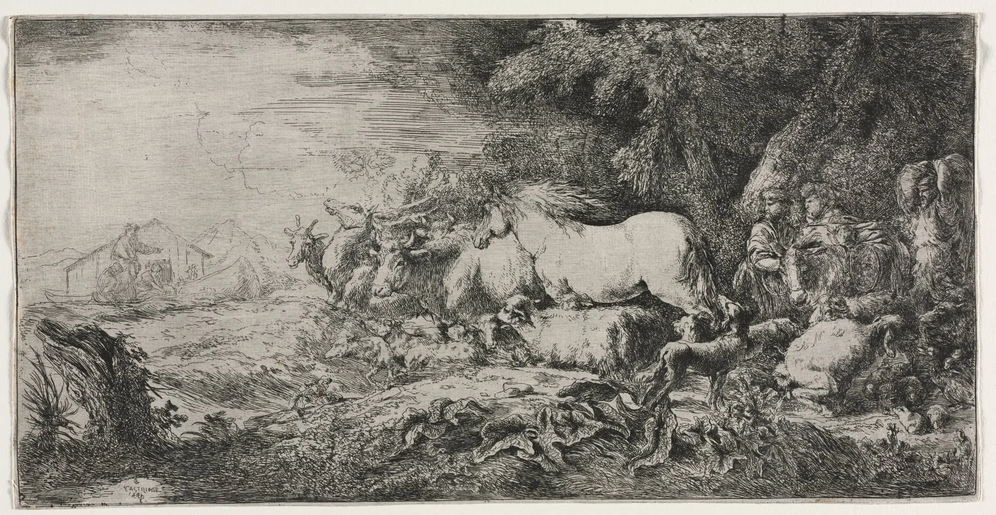 Noah and the Animals Entering the Ark