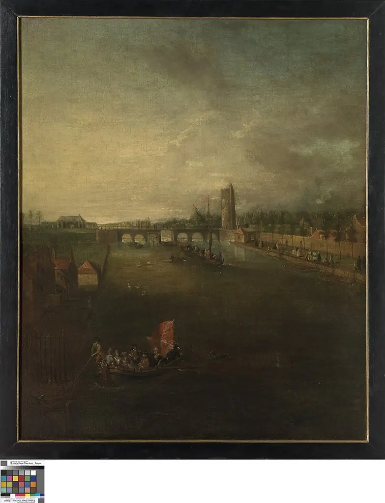 Het Minnewater in Brugge