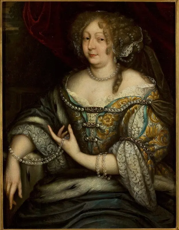 Portrait of Anna Eleonore of Stolberg-Wernigerode(1651–1690), princess of Anhalt-Koethen