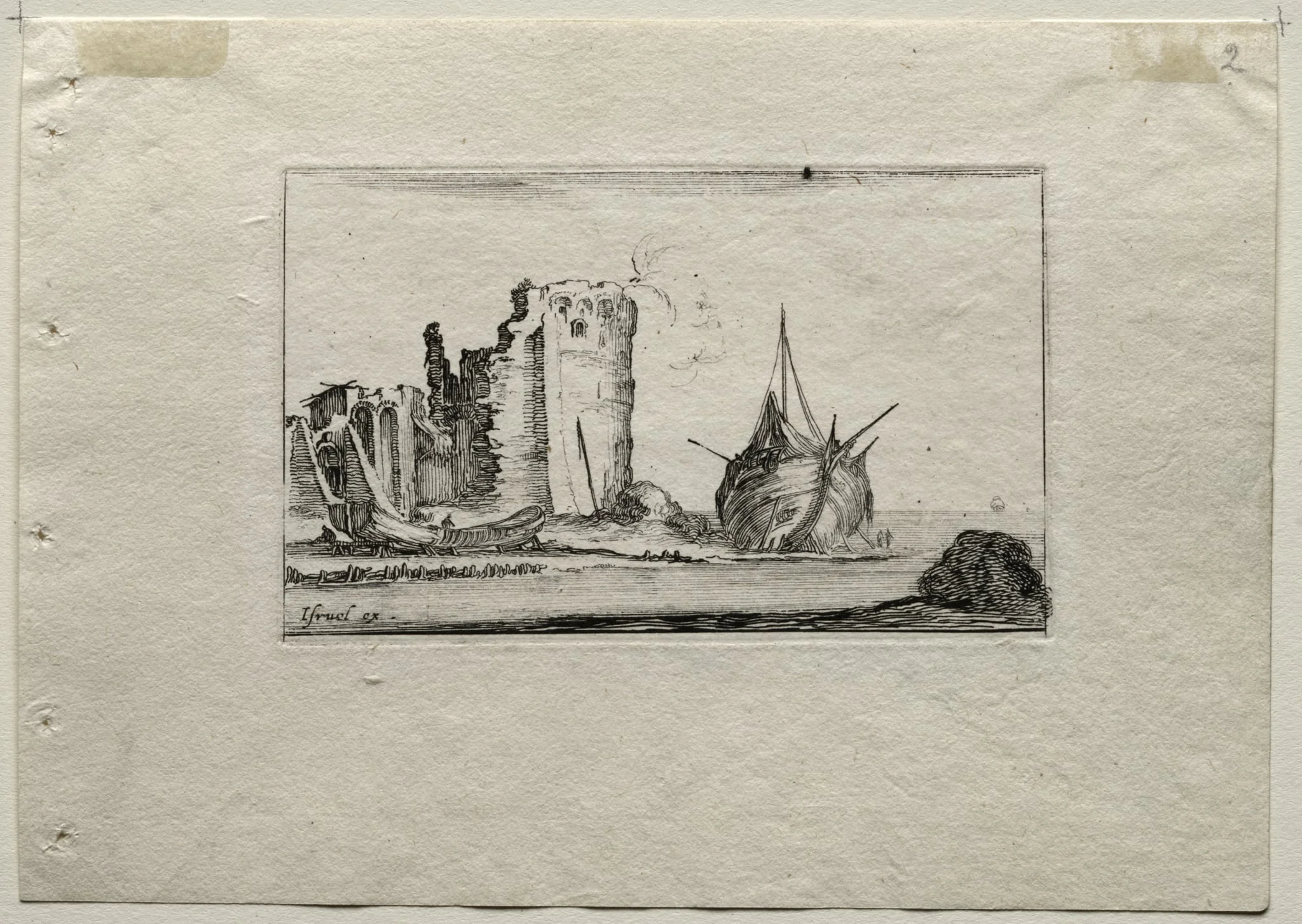 Caprices:  Marine, by Stefano Della Bella, 1642